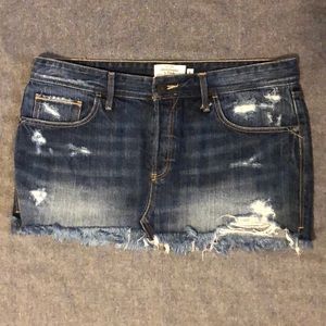 Abercrombie and Fitch Jean Skirt